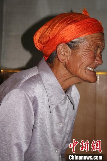 薩仁托婭拍攝的“草原母親”。　薩仁托婭供圖