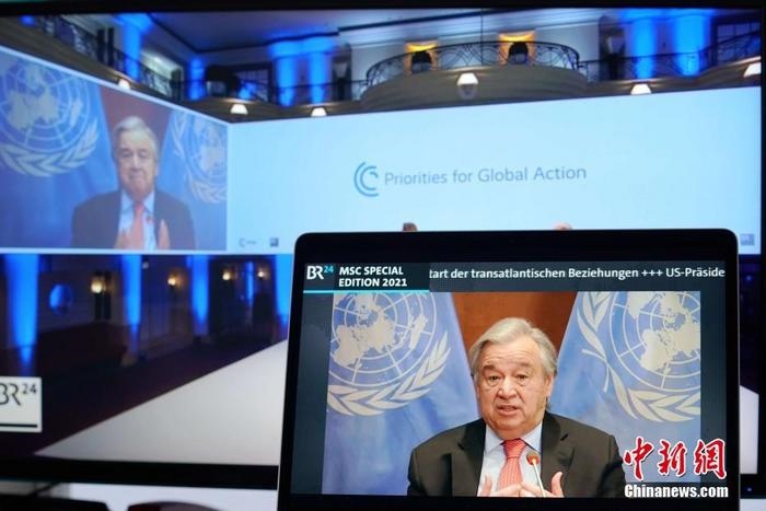 資料圖：聯(lián)合國(guó)秘書(shū)長(zhǎng)古特雷斯。
<a target='_blank' href='http://www.chinanews.com/'>中新社</a>記者 彭大偉 攝