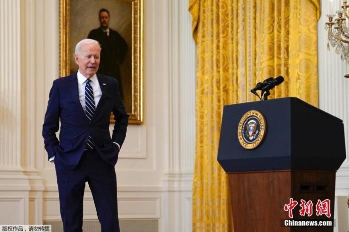 資料圖：美國總統(tǒng)拜登。