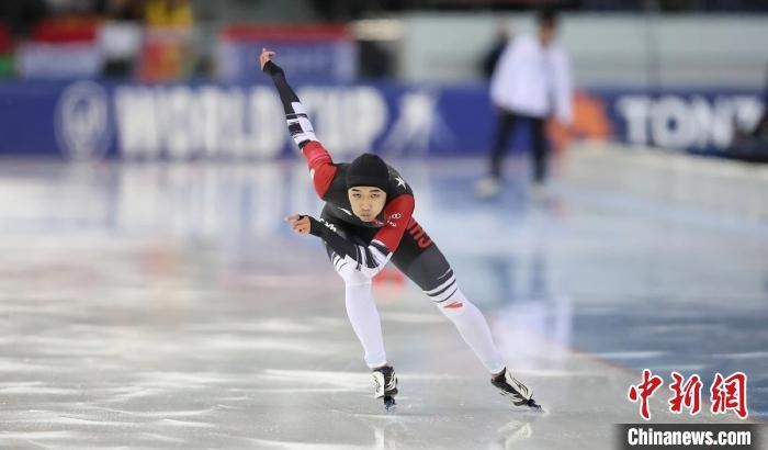 高亭宇在比賽中。圖片來源：黑龍江省體育局。