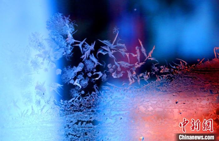 點點冰花像一個個小精靈?！O書程 攝