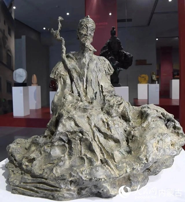 吳為山作品《莊子》。王劭凱攝