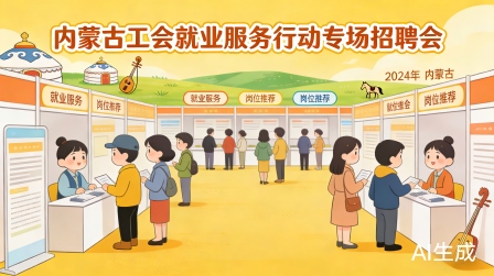 內(nèi)蒙古開(kāi)啟“工會(huì)就業(yè)服務(wù)行動(dòng)”專場(chǎng)招聘會(huì)