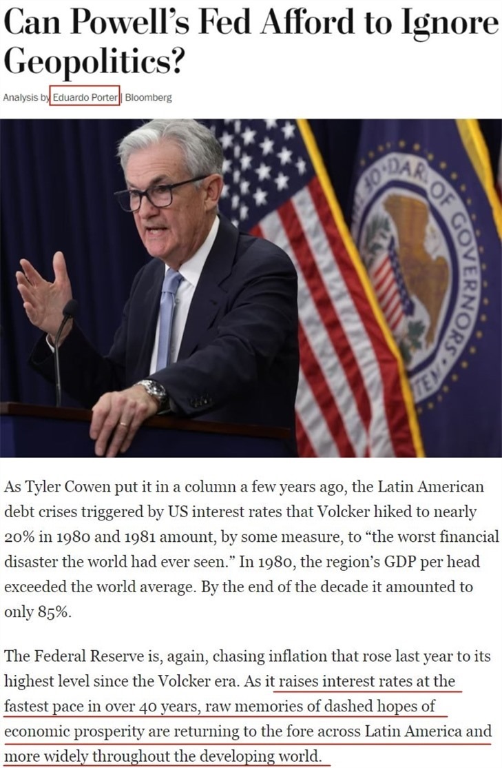 十次加息，美國如何傷害了世界