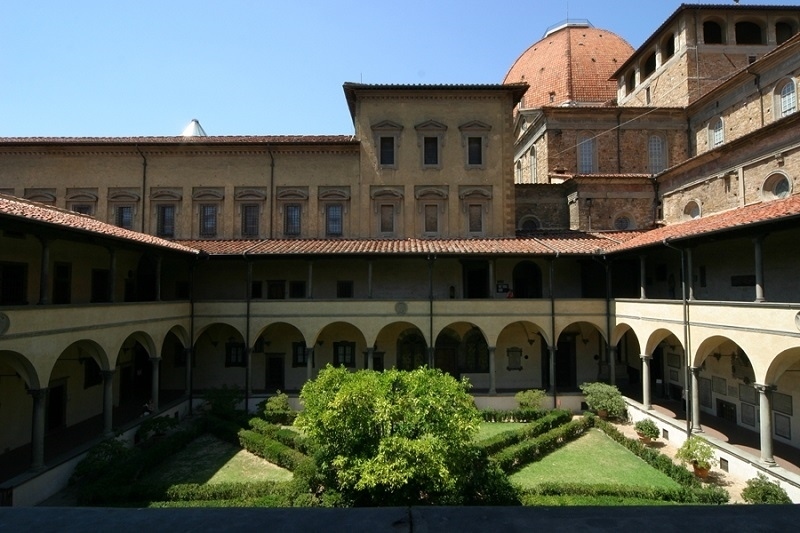 意大利美第奇洛倫佐圖書館。美第奇洛倫佐圖書館供圖