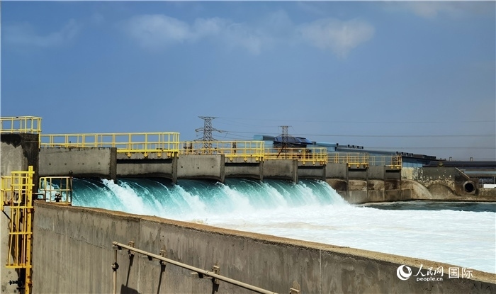 圖為取排水工程項(xiàng)目一景。人民網(wǎng)記者管克江攝