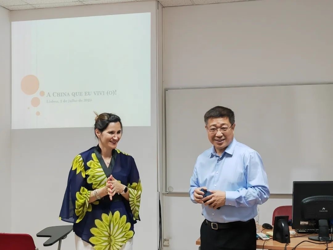 里斯本大學(xué)孔子學(xué)院組織漢語(yǔ)角活動(dòng)。 圖片來(lái)源：里斯本大學(xué)孔子學(xué)院公眾號(hào)