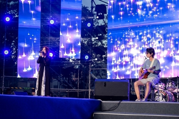 歌會現(xiàn)場。人民網(wǎng)記者 翁奇羽攝