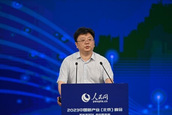 傳播內容認知全國重點實驗室首席科學家張勇東。人民網記者 于凱攝