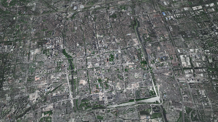 平江歷史文化街區(qū)現(xiàn)存整體布局與宋代《平江圖》基本一致。