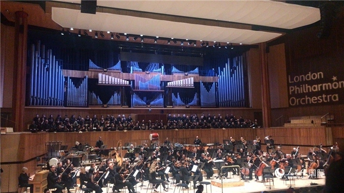 《敦煌·慈悲頌》在倫敦演出。人民網(wǎng) 余穎攝