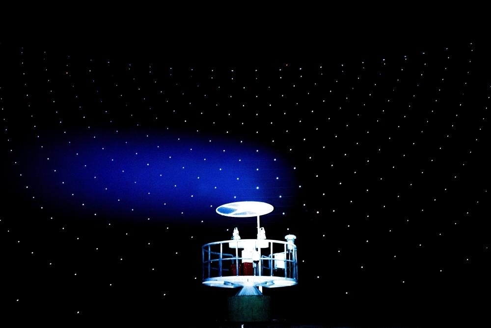 2021年3月29日拍攝的“中國天眼”測量基墩（維護(hù)保養(yǎng)期間拍攝）。新華社記者 歐東衢 攝