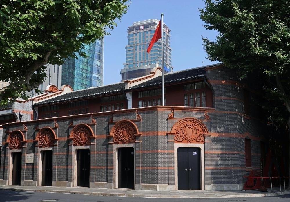 2023年6月9日拍攝的中共一大會(huì)址外景。新華社記者 劉穎 攝