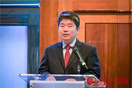 李立言致辭。人民網(wǎng) 郭錦標(biāo)攝