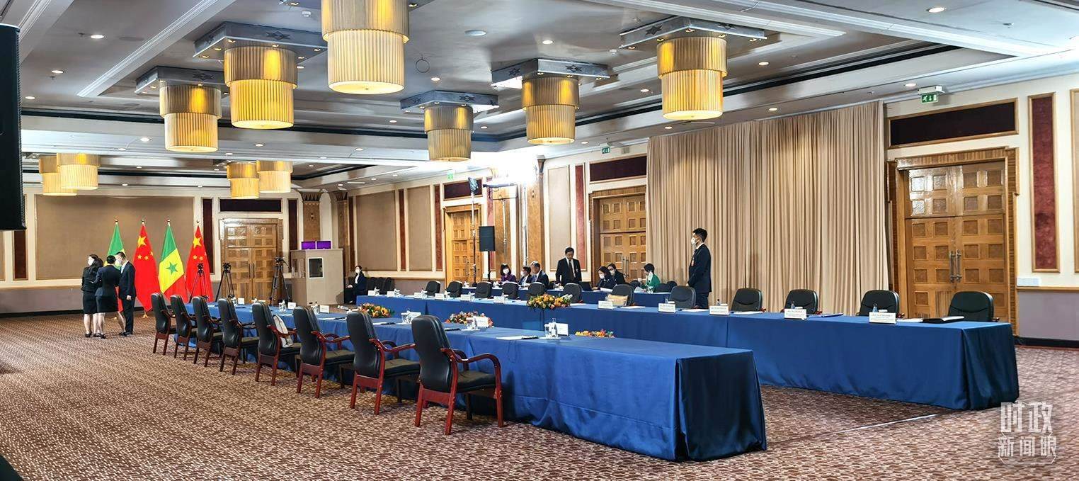 △23日下午，4場會見在這里舉行。（總臺央視記者郭鴻拍攝）