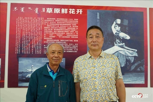 (孫普〔左〕與吳恩〔右〕 央視網(wǎng)記者隋佳桐 攝)