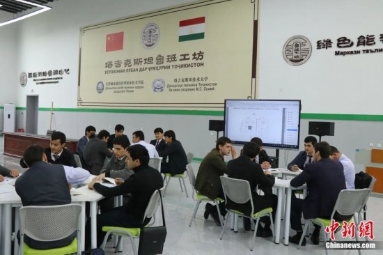 2023年4月，位于杜尚別的塔吉克斯坦魯班工坊課堂。張碩 攝