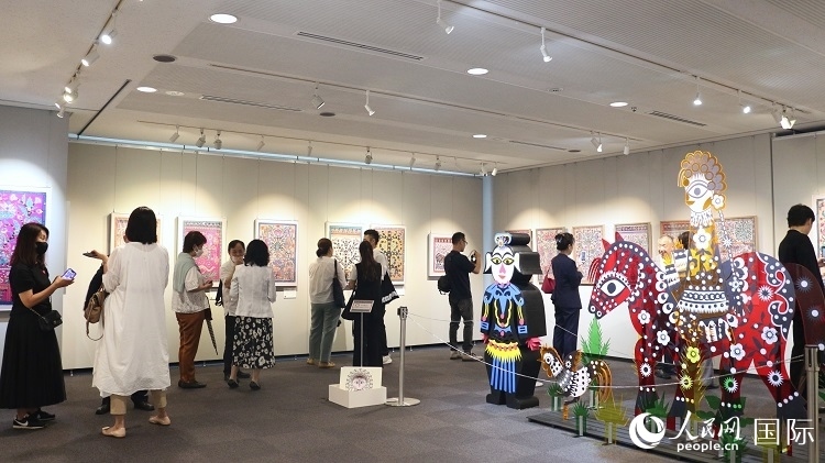 到場民眾觀看展覽。人民網(wǎng) 許可攝