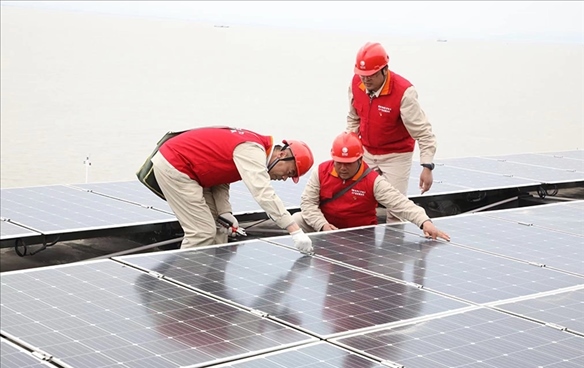 開山島微電網(wǎng)的投運建設(shè)。受訪者供圖