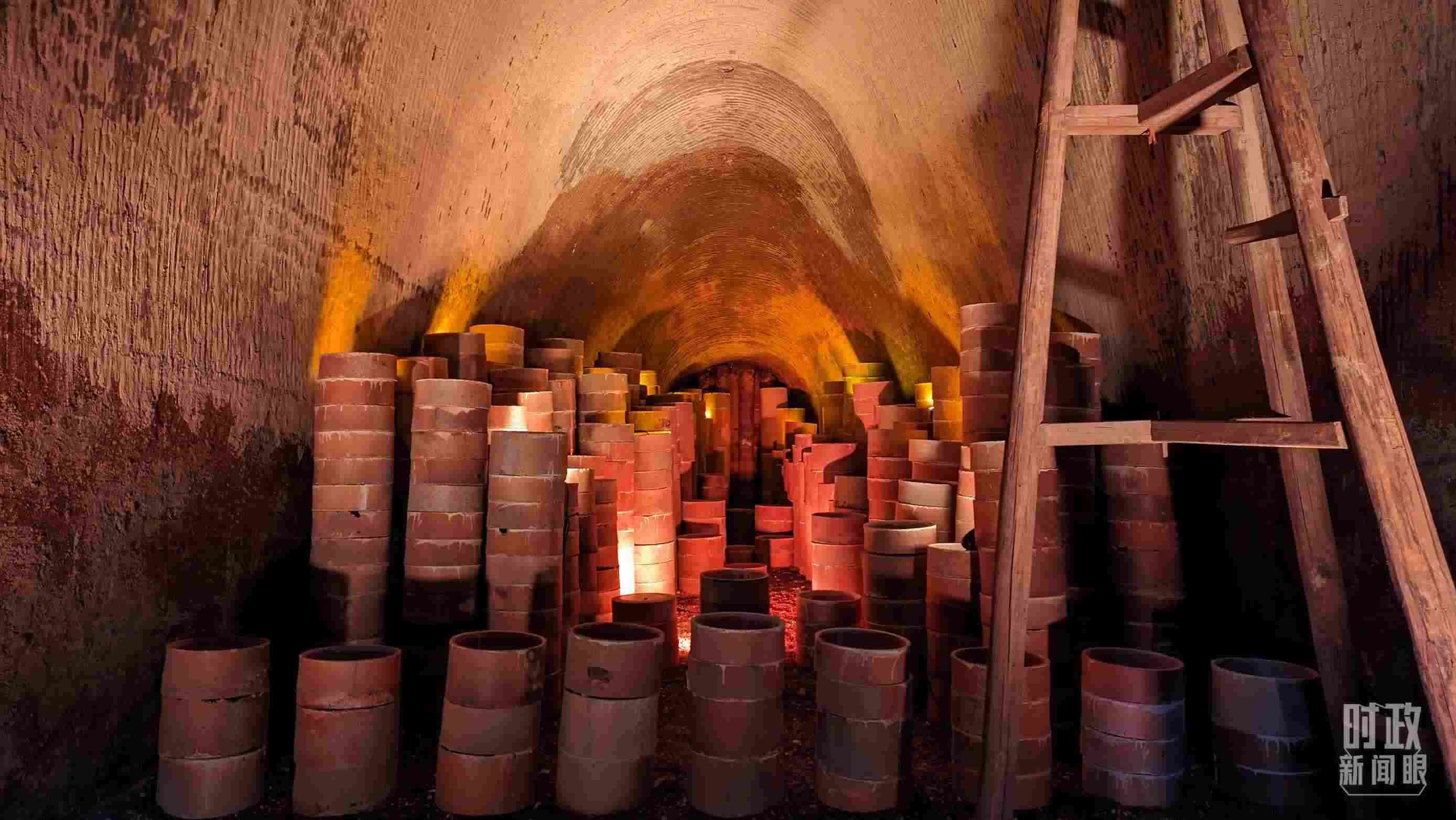 △當?shù)噩F(xiàn)存最大的柴窯——徐家窯。（總臺央視記者朱超拍攝）