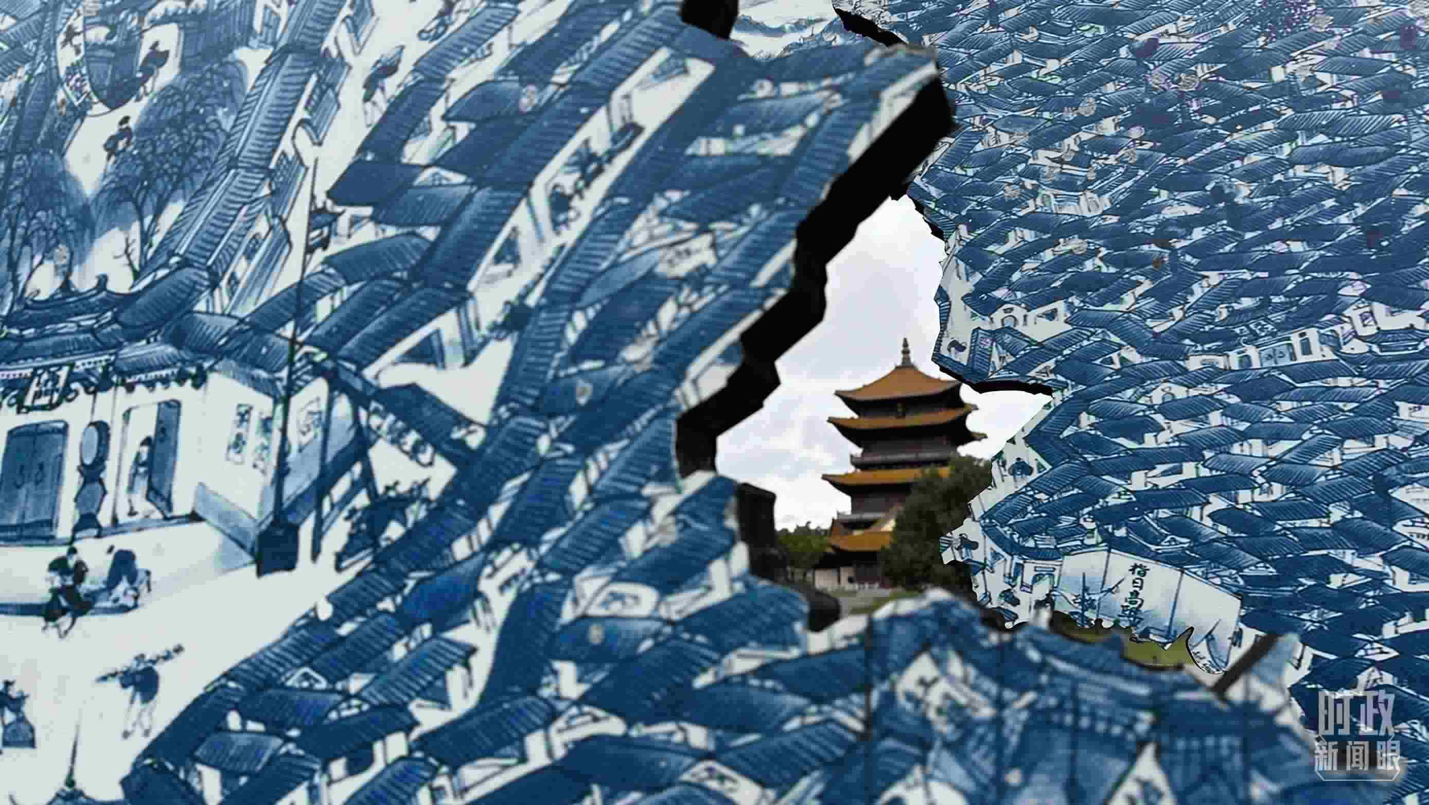 △位于陶陽里歷史文化街區(qū)內(nèi)的龍珠閣。（總臺央視記者趙化拍攝）