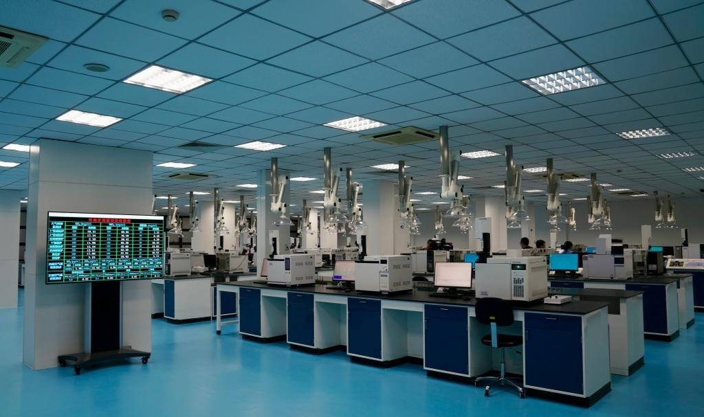 近日拍攝的公司檢驗計量中心。新華社記者 胡晨歡 攝