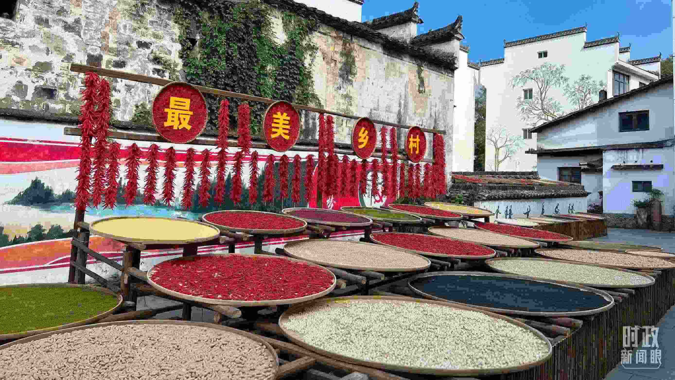 △婺源縣秋口鎮(zhèn)王村石門自然村。（總臺央視記者程鋮拍攝）