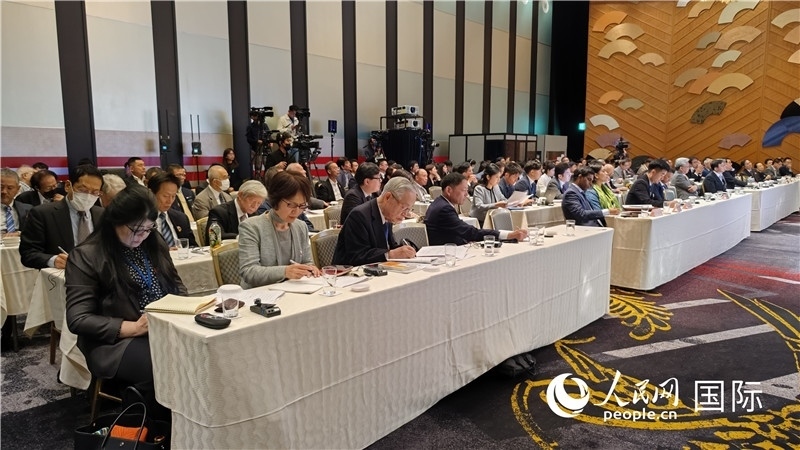 “一帶一路”倡議十周年國際研討會(huì)現(xiàn)場(chǎng)。人民網(wǎng) 蔣曉辰攝