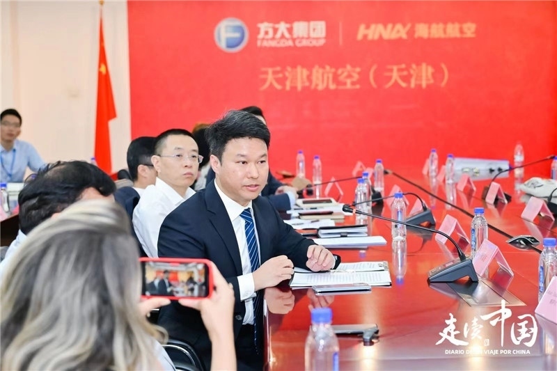 巴航工業(yè)大中華區(qū)商用飛機(jī)客戶支援經(jīng)理?xiàng)詈２?。主辦方供圖