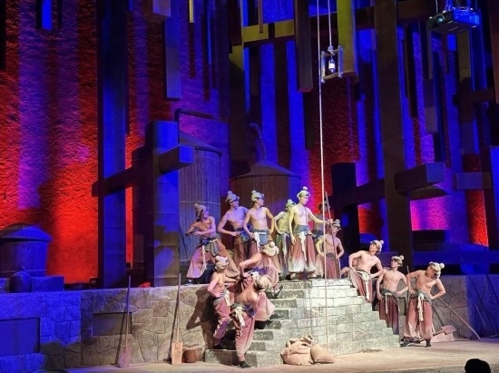 《天釀》演出場景。本報記者劉書文攝