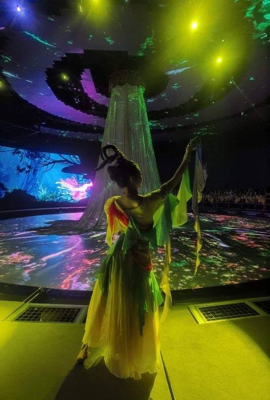 《天釀》演出場景。本報記者常雯宜攝