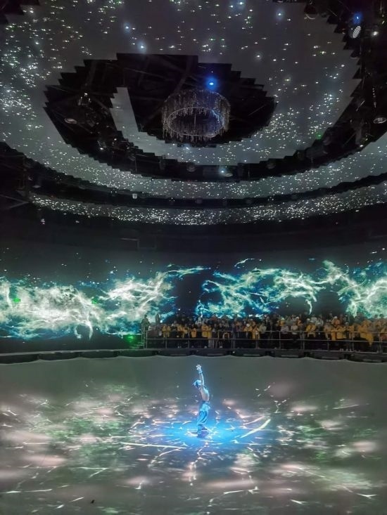 《天釀》演出場景。本報記者常雯宜攝