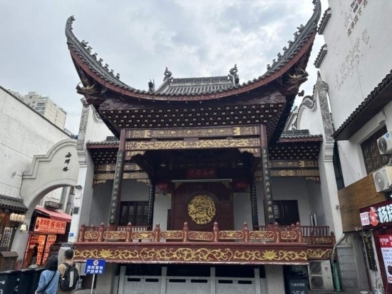 10月25日，長(zhǎng)沙太平老街一角。（本報(bào)記者 劉書文攝）