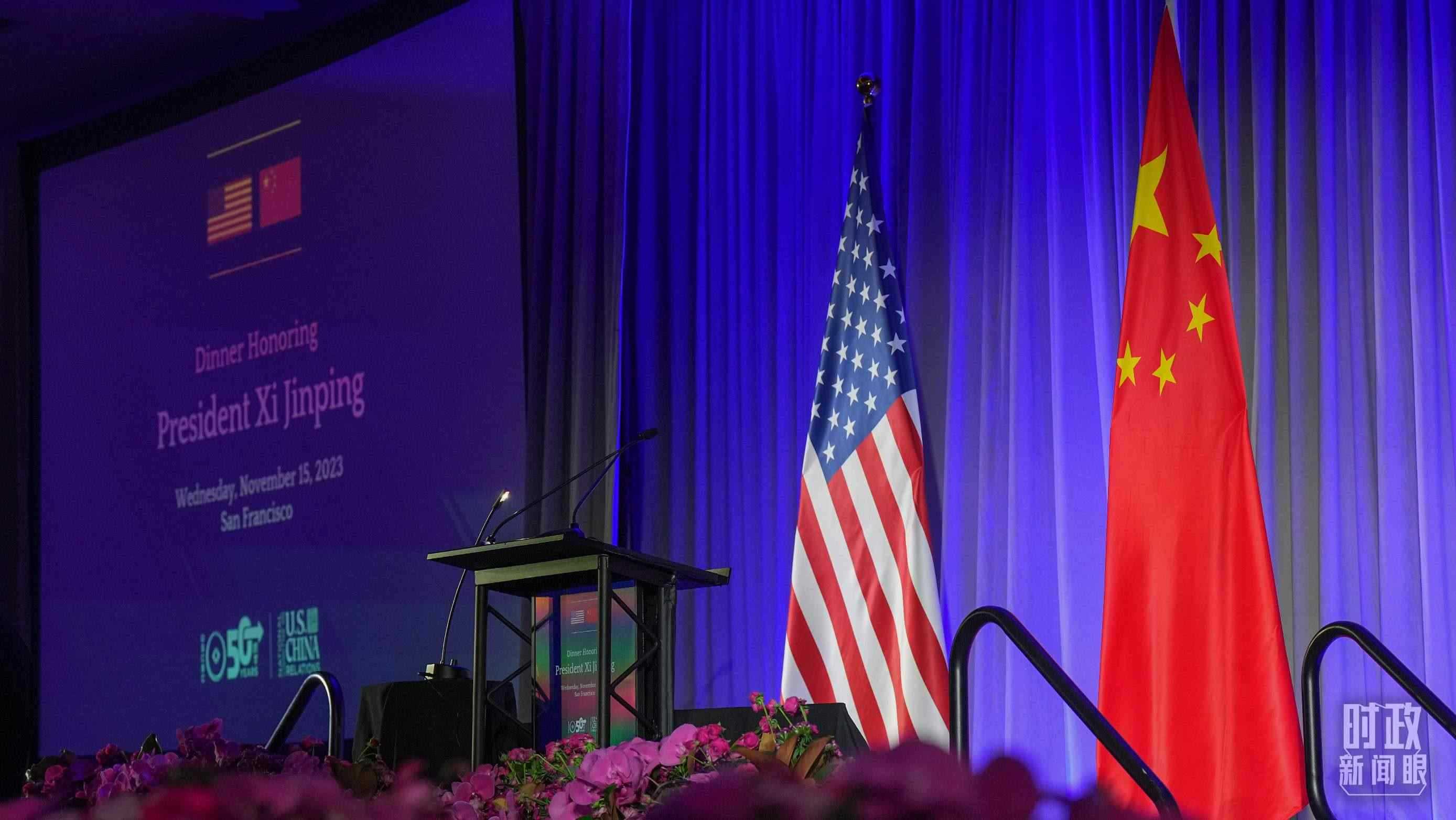 歡迎宴會(huì)當(dāng)晚，習(xí)近平在這里發(fā)表演講。（總臺(tái)國(guó)廣記者李晉拍攝）