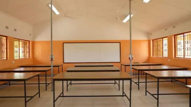 寬敞明亮的教室。主辦方供圖