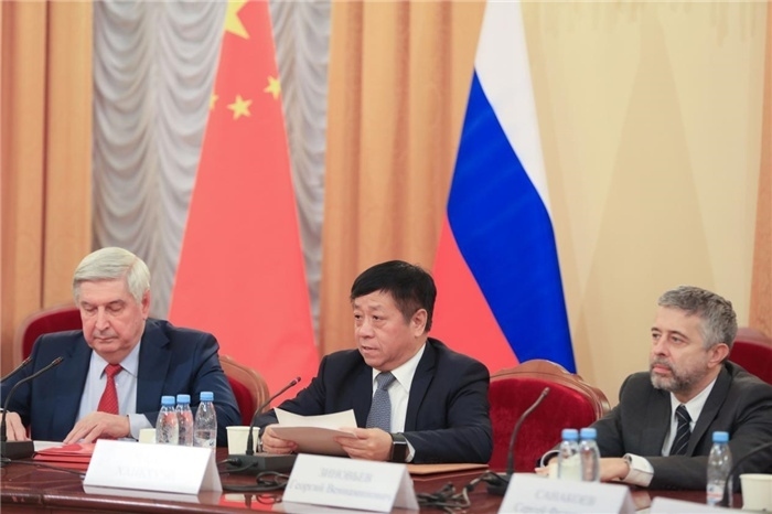 張漢暉大使致辭。駐俄羅斯使館供圖