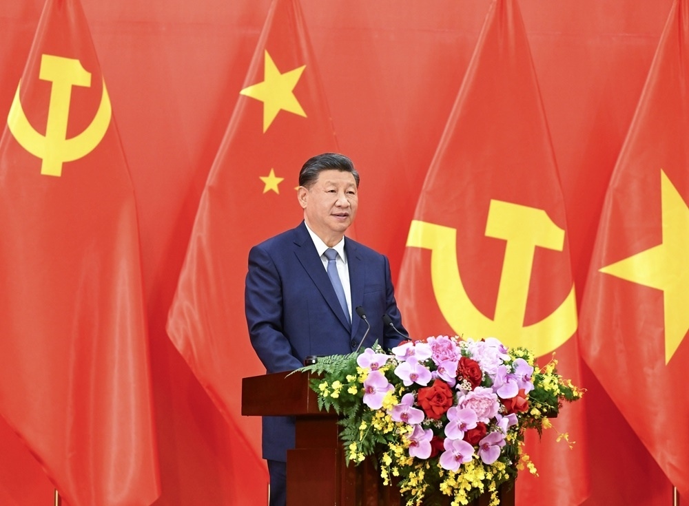 習近平總書記發(fā)表題為《賡續(xù)傳統(tǒng)友誼，開創(chuàng)中越命運共同體建設新征程》的重要講話。