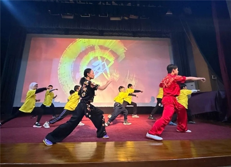 圖為2023“中華文化大樂園—埃及開羅營”閉幕式活動(dòng)現(xiàn)場(chǎng)。主辦方供圖