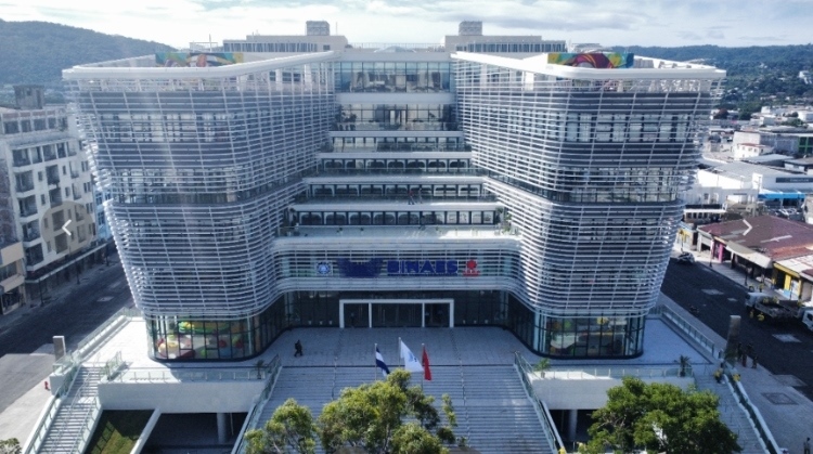 圖為中國(guó)援建薩爾瓦多國(guó)家圖書館實(shí)景。 圖片由中國(guó)援薩爾瓦多國(guó)家圖書館項(xiàng)目施工技術(shù)組提供