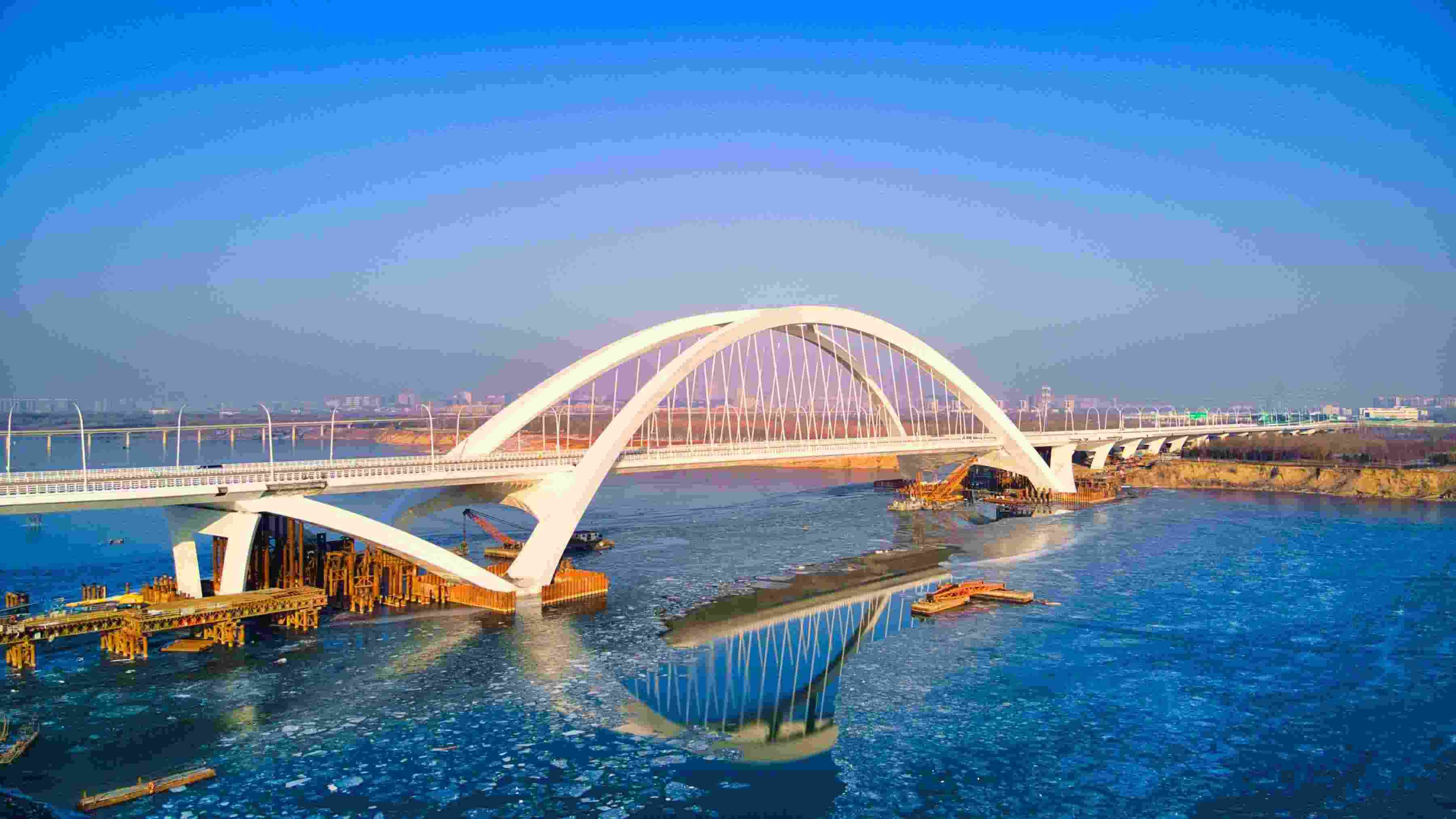 開通后的京雄大橋。受訪方供圖