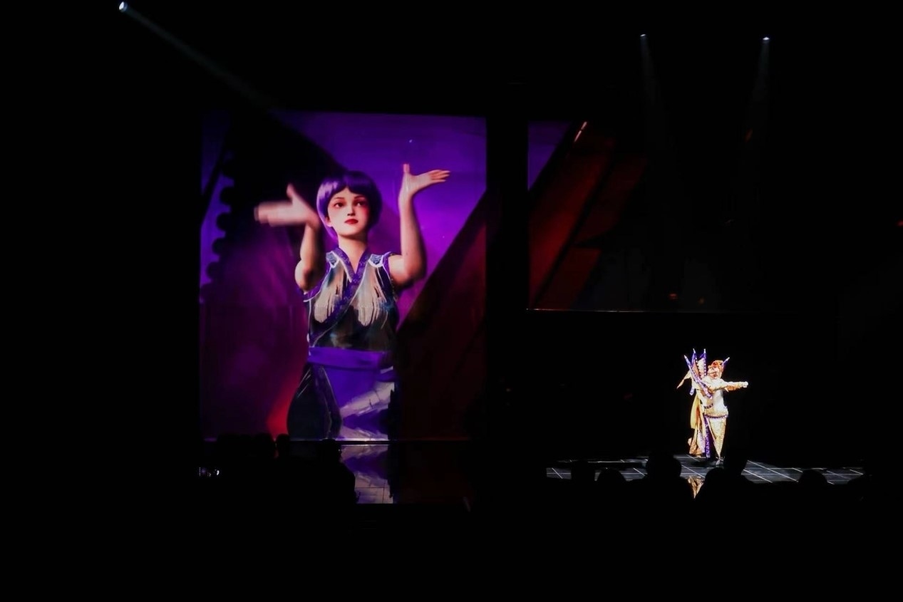 跨次元表演《新定軍山》。主辦方供圖