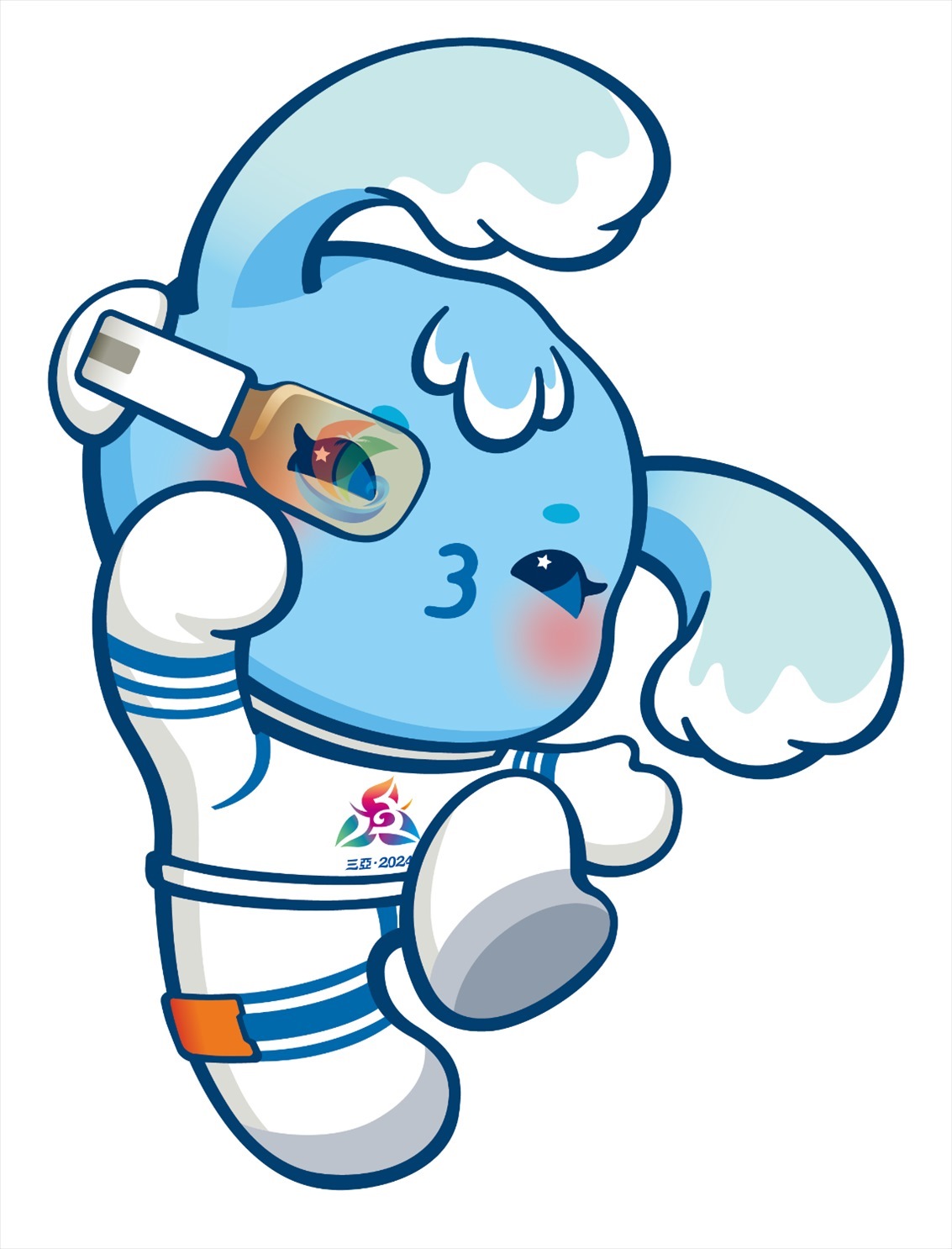 第十二屆全國(guó)少數(shù)民族傳統(tǒng)體育運(yùn)動(dòng)會(huì)吉祥物“吉貝”。第十二屆全國(guó)少數(shù)民族傳統(tǒng)體育運(yùn)動(dòng)會(huì)組委會(huì)供圖