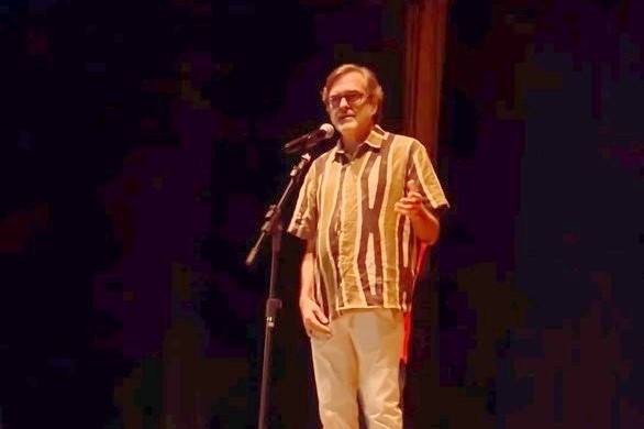 累西腓市政府代表、文化局長梅洛在活動中致辭。中國駐累西腓總領(lǐng)館供圖