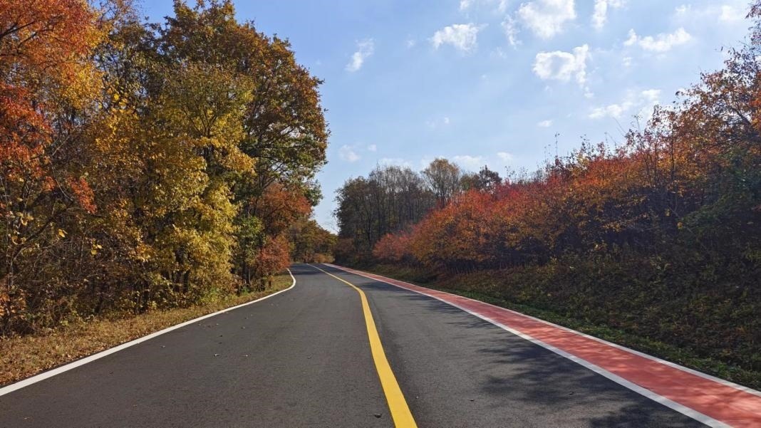 九臺(tái)區(qū)圍繞紅色文化、冰雪資源、特色民宿，進(jìn)一步完善道路功能。九臺(tái)區(qū)委宣傳部供圖