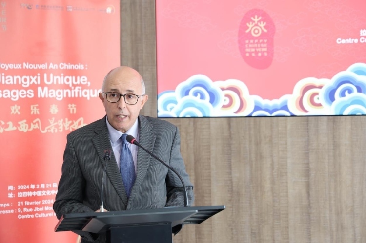 拉巴特文化藝術(shù)遺產(chǎn)復(fù)興協(xié)會主席德里希致辭?；艟z