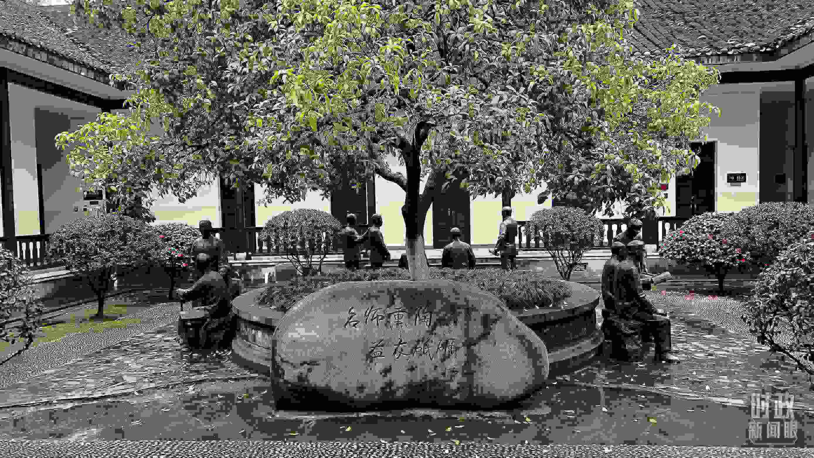 △湖南第一師范學(xué)院（城南書院校區(qū)）。（總臺(tái)央視記者覃思拍攝）