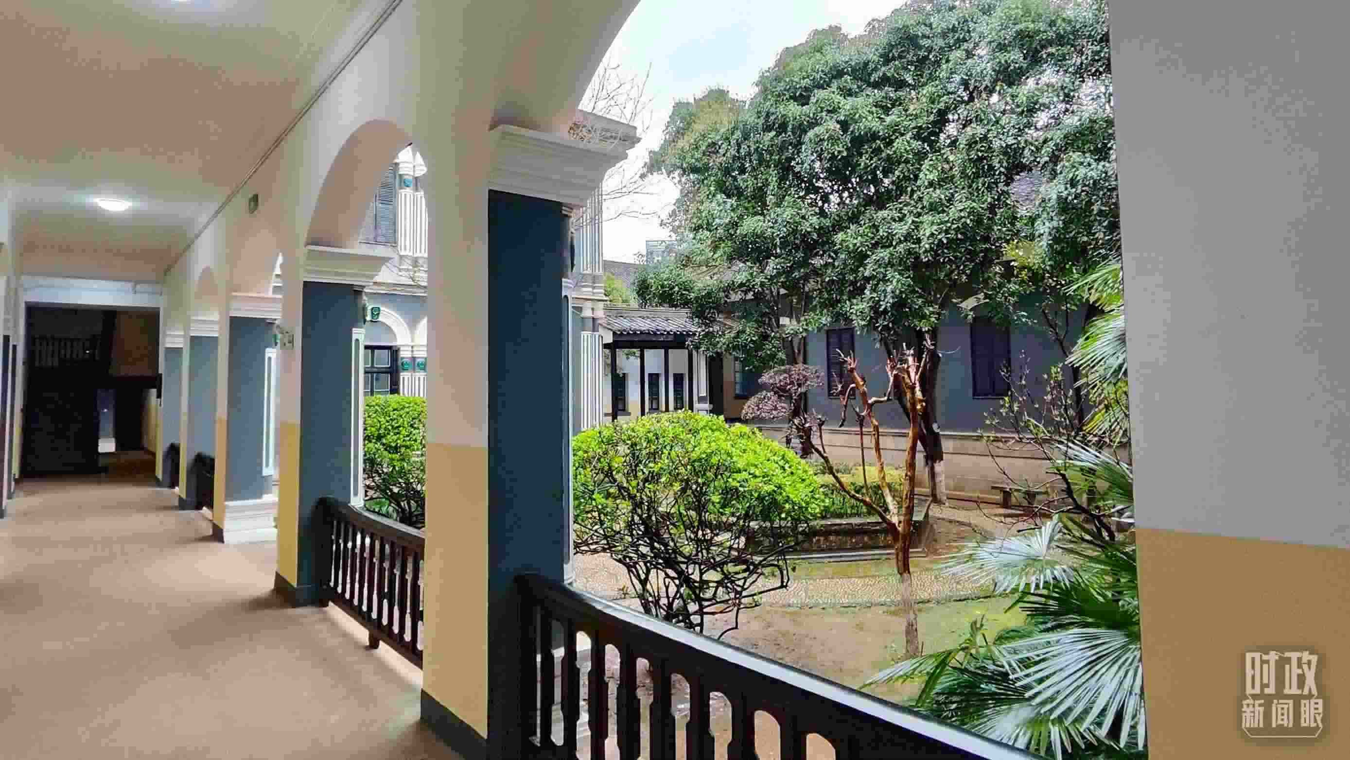 △湖南第一師范學(xué)院（城南書院校區(qū)）。（總臺央視記者覃思、郭曉龍拍攝）