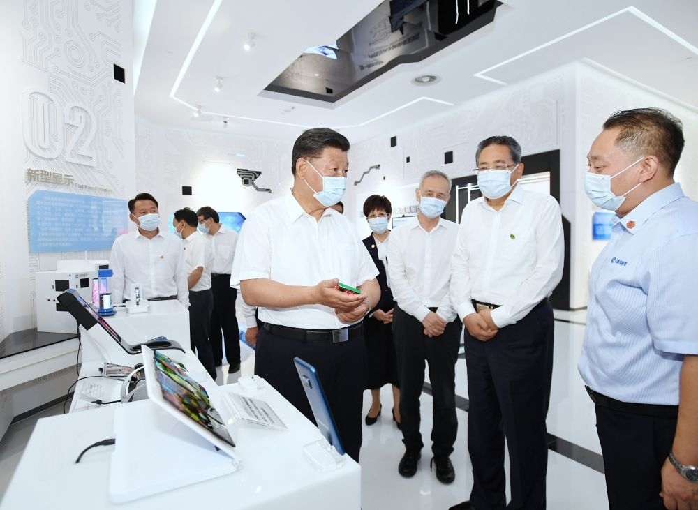 2020年8月19日下午，習近平總書記在安徽省合肥市參觀安徽創(chuàng)新館，了解安徽省科技創(chuàng)新和新興產(chǎn)業(yè)發(fā)展情況。