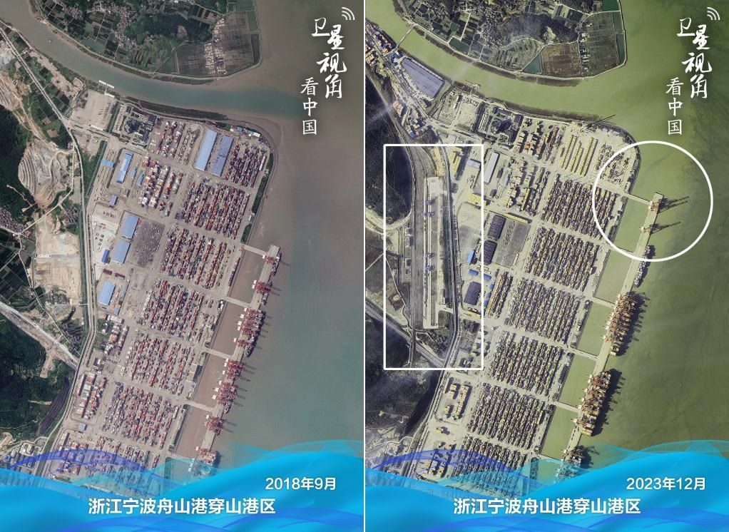 浙江寧波舟山港穿山港區(qū)新建1個(gè)泊位及鐵路穿山港站。