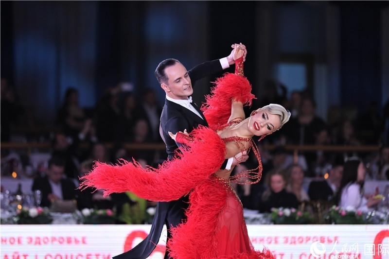 第五屆“克里姆林宮杯”國(guó)標(biāo)舞錦標(biāo)賽現(xiàn)場(chǎng)。于子恒攝